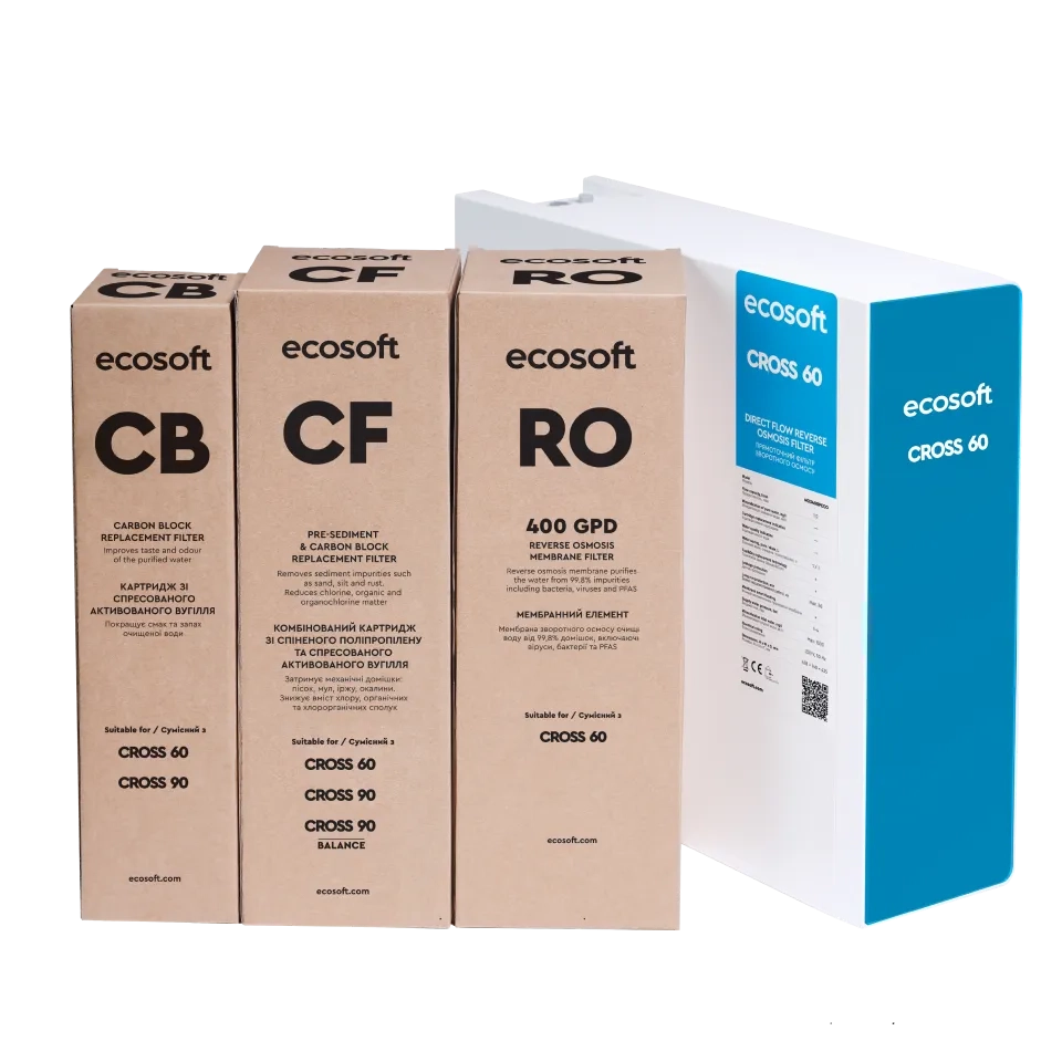 Компактний розумний фільтр зворотного осмосу CROSS60 (MO3400PECO) - Зображення 4