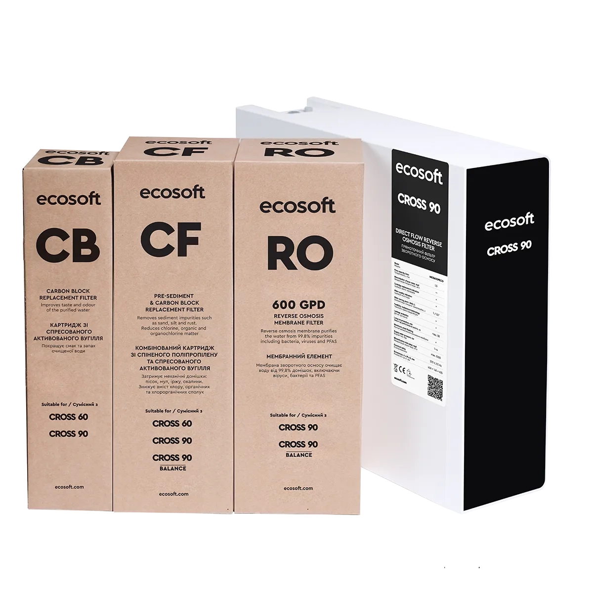 Компактний розумний фільтр зворотного осмосу CROSS90 (MO3600PECO) - Зображення 5
