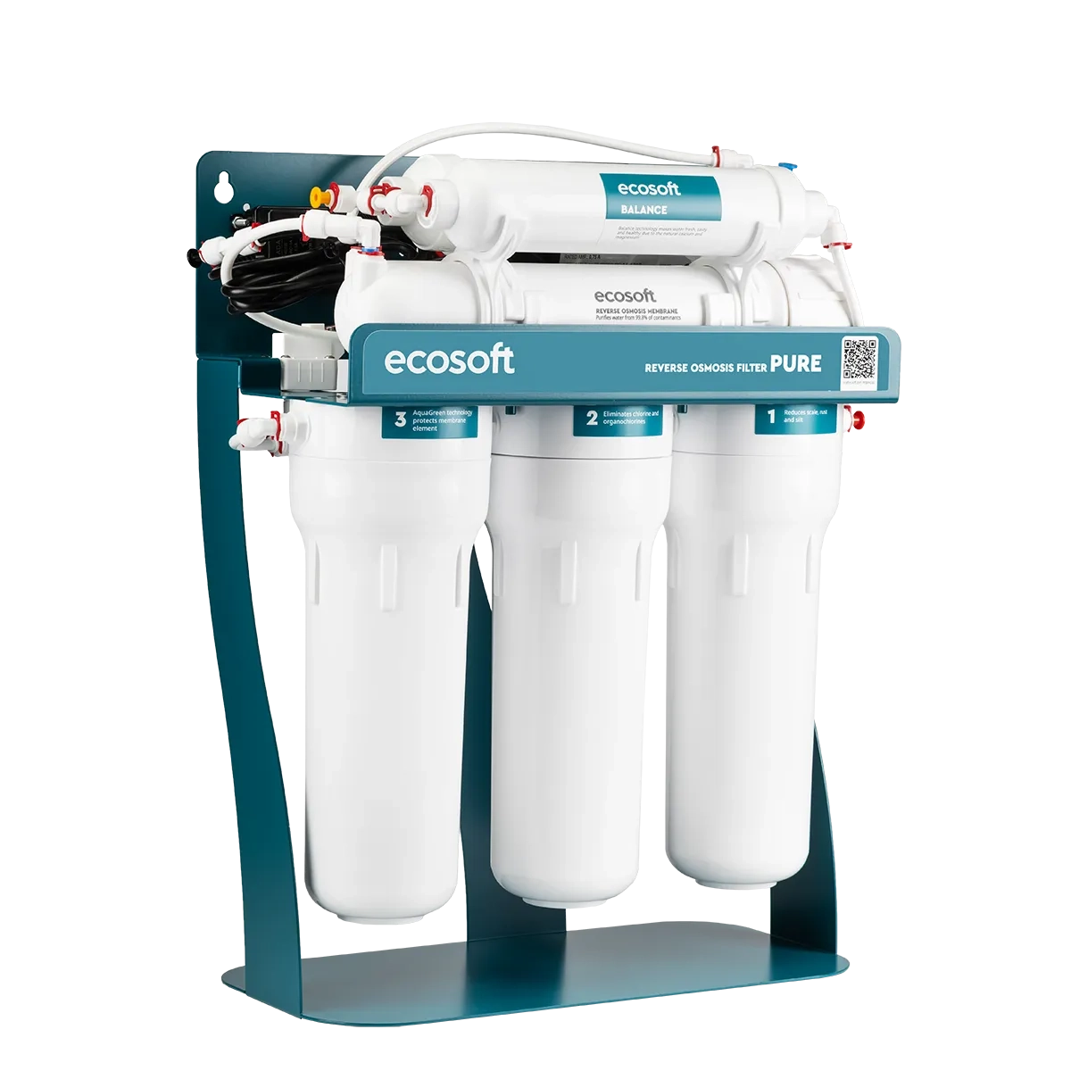 Фільтр зворотного осмосу Ecosoft PURE BALANCE з помпою на станині (MO675MBALPSECO) - Зображення 4