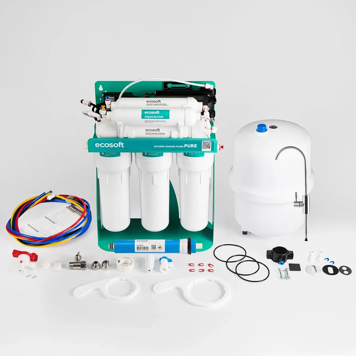 Фільтр зворотного осмосу Ecosoft PURE AquaCalcium Mint з помпою на станині (MO675PSMACECO) - Зображення 4