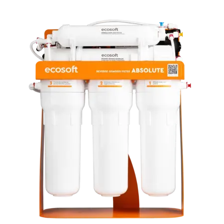 Фільтр зворотного осмосу Ecosoft Absolute з мінералізатором з помпою на станині (MO675MPSECO)