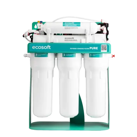 Фільтр зворотного осмосу Ecosoft PURE AquaCalcium Mint з помпою на станині (MO675PSMACECO)