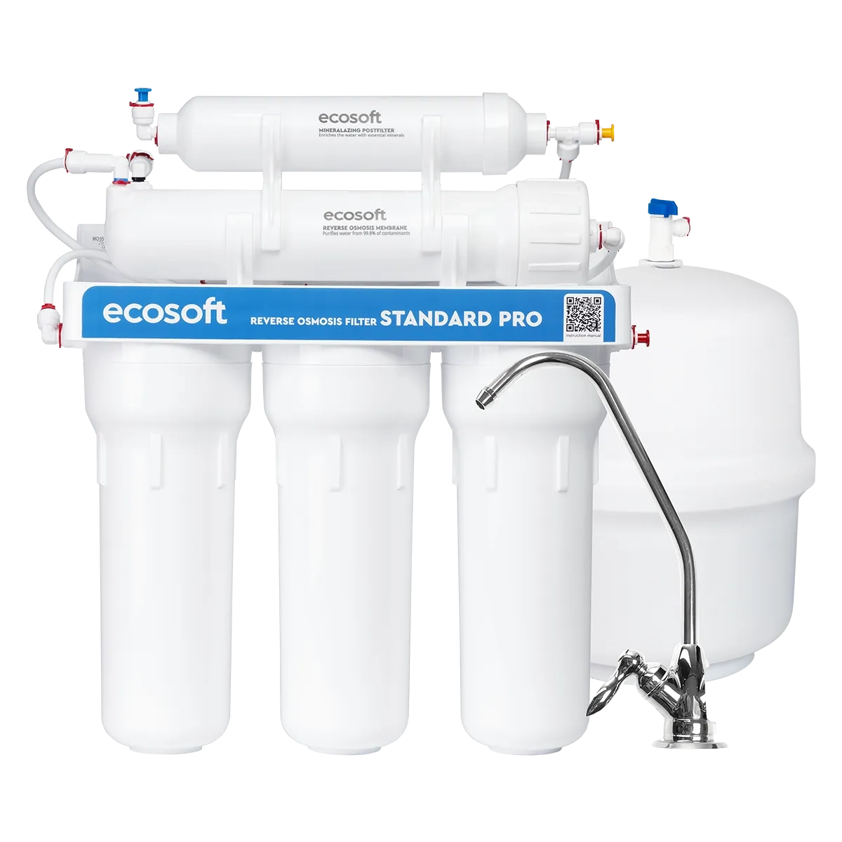 Фільтр зворотного осмосу Ecosoft Standard PRO з мінералізацією (MO550MECOSTD)