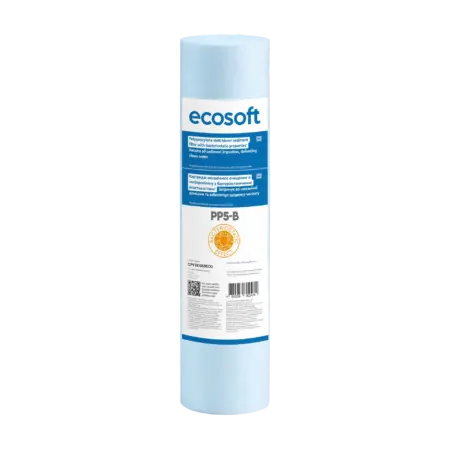 Картридж зі спіненого поліпропілену з бактеріостатичним ефектом Ecosoft 2,5"x10" 5 мкм (CPV25105BECO)
