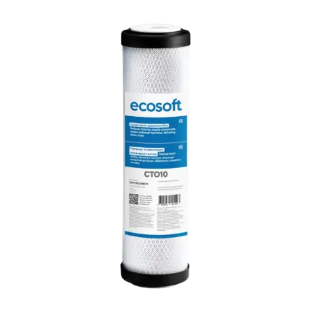 Картридж зі спресованого активованого вугілля Ecosoft CTO10 2,5"х10" (CHVCB2510ECO)