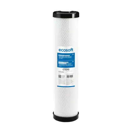 Картридж зі спресованого активованого вугілля Ecosoft CTO10 4,5"х20" (CHVCB4520ECO)