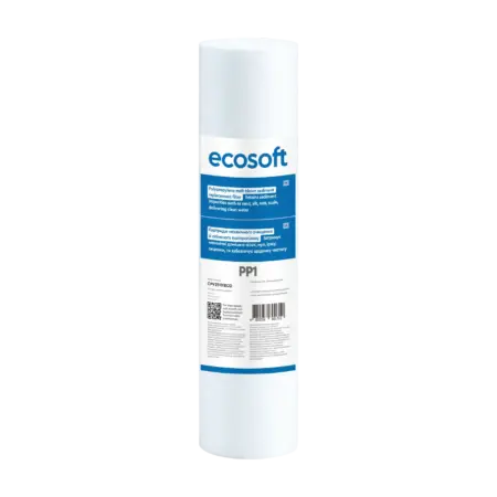 Картридж зі спіненого поліпропілену Ecosoft 2,5"x10" 1 мкм (CPV25101ECO)