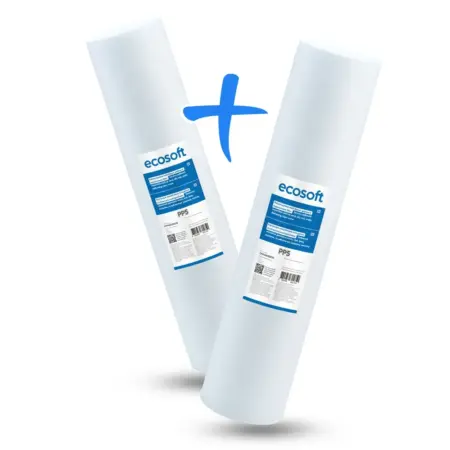 Картридж зі спіненого поліпропілену Ecosoft 4,5"x20" 5 мкм 2шт. (CPV245205ECO)